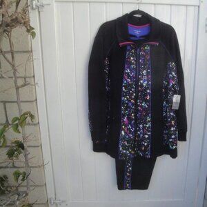 NEW Catherines2-piece set 3X Jacket 2X Pants Black Purple Mismatched Sizes